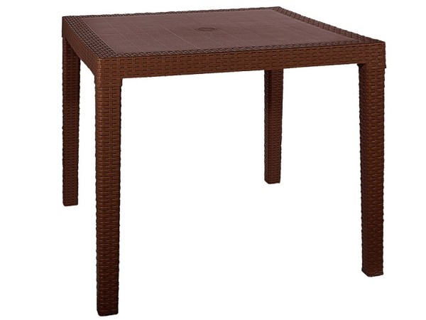 Стол квадратный FIJI Quatro Table Коричневый купить в Петропавловск-Камчатском