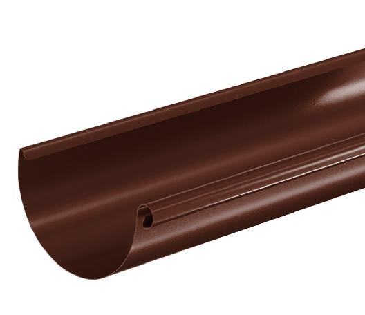 Водосток Aquasistem, система 150/100 - Водосточный желоб 3.00м RAL 8017 Коричневый купить в Петропавловск-Камчатском