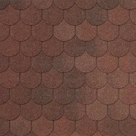 Гибкая черепица Tegola ASSISI terracotta 420 купить в Петропавловск-Камчатском