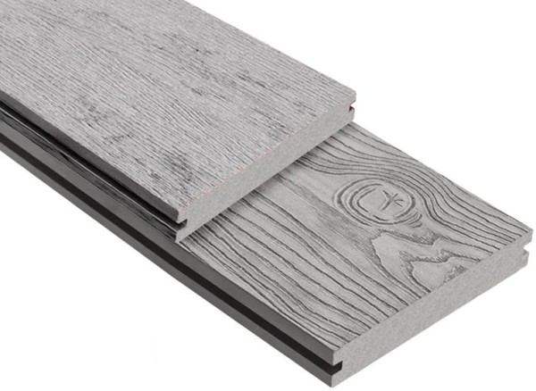 Террасная доска ДПК Outdoor 3D полнотелая STORM/OCEAN GREY серая микс купить в Петропавловск-Камчатском