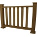 Ограждения из ДПК WOODVEX Кофе купить в Петропавловск-Камчатском