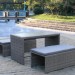 Диван-Трансформер AFINA плетеный из иск. ротанга S330G-W78 Grey купить в Петропавловск-Камчатском
