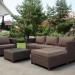 Комплект мебели AFINA плетеной из иск. ротанга YR821A Brown/Beige купить в Петропавловск-Камчатском