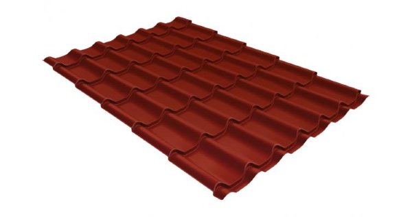 Металлочерепица классик 0,5 Satin RAL 3009 оксидно-красный купить в Петропавловск-Камчатском