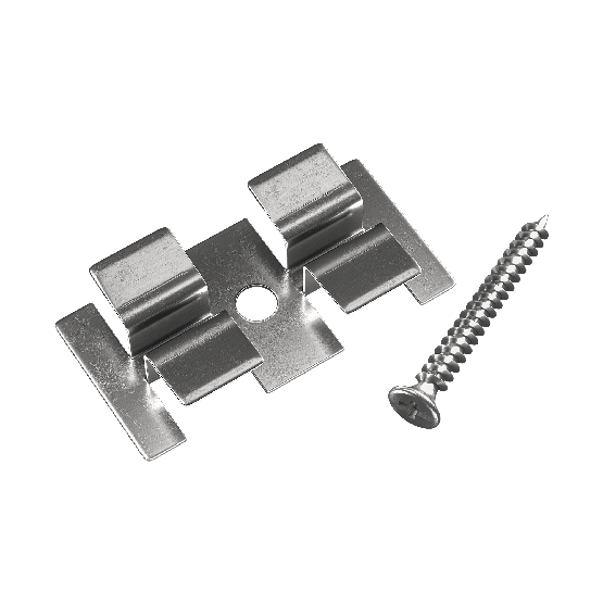 Клипса с саморезом, Grinder шовный монтаж 5 mm купить в Петропавловск-Камчатском