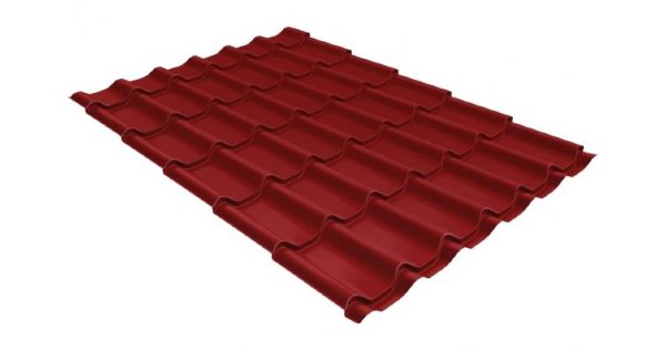 Металлочерепица классик 0,5 Satin RAL 3011 коричнево-красный купить в Петропавловск-Камчатском