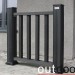 Ограждение из ДПК Outdoor Классик 3D STORM чёрный купить в Петропавловск-Камчатском