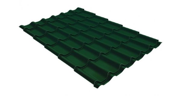 Металлочерепица классик 0,5 Satin RAL 6005 зеленый мох купить в Петропавловск-Камчатском