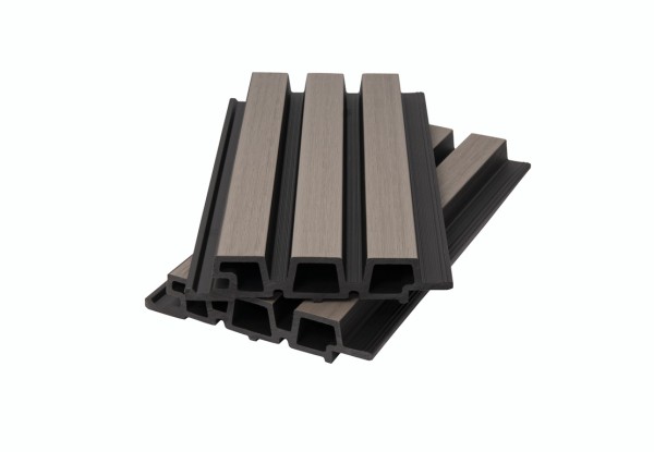 Фасадная панель брусковая двухцветная co-extrusion, snow mix купить в Петропавловск-Камчатском