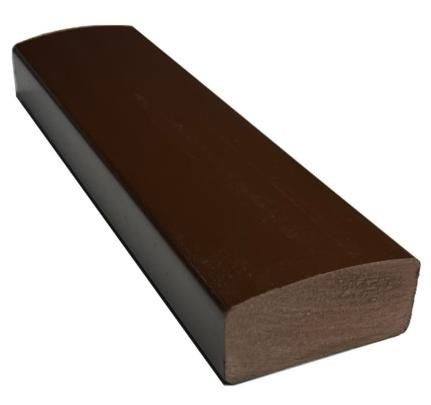 Лавочный брус Ecodecking Некст полнотелый глянцевый 70х35 шоколад купить в Петропавловск-Камчатском
