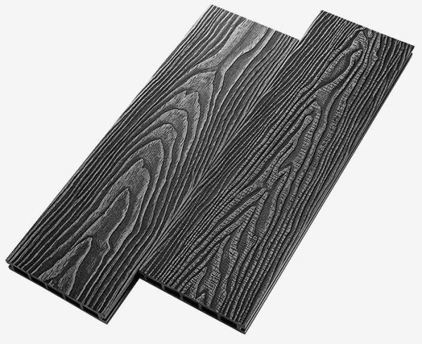 Террасная доска из ДПК RusDecking Unodeck Vintage - Графит купить в Петропавловск-Камчатском