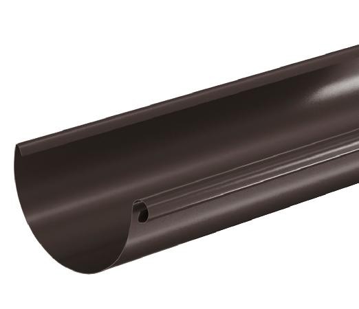 Водосток Aquasistem, система 125x90 - Водосточный желоб 3.00м RR 32 Тёмно Коричневый купить в Петропавловск-Камчатском