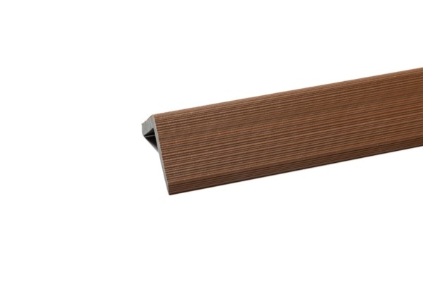 Уголок торцевой Ecodecking Скай коэкструзия 45х45х3000 Тик купить в Петропавловск-Камчатском