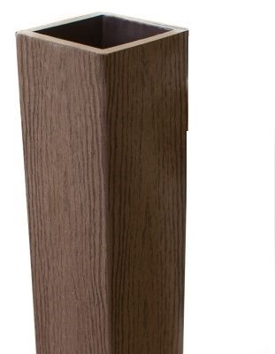 Столб опорный Woodvex Co-Extrusion Темно - Коричневый купить в Петропавловск-Камчатском